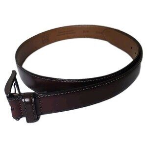 Jos A Banks Men's Leather Dress Belt Italian Brown Size 36 Made In Italy